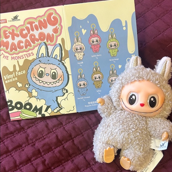 POP MART Other - The Monsters Exciting Macaron Plush Toy - Cream! Lafufu! Box included!
